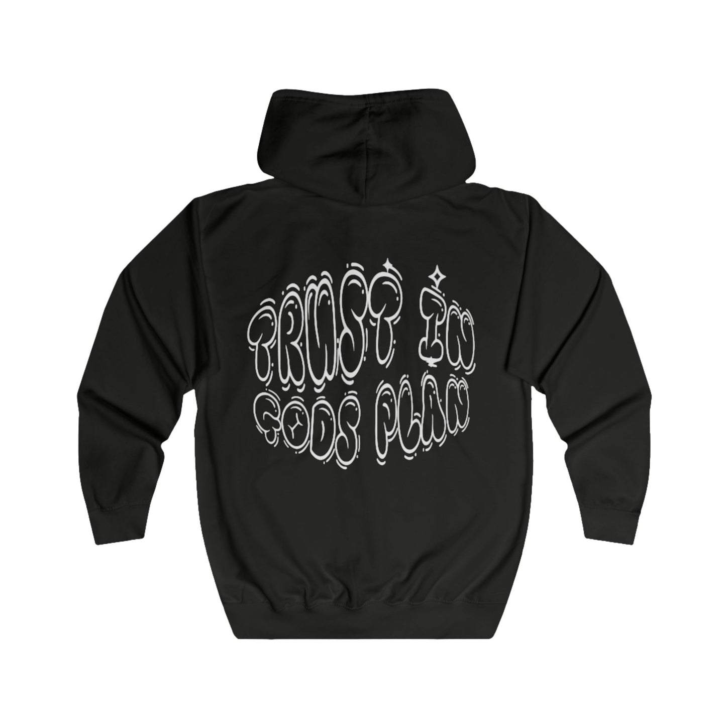 “Trust in Gods plan” Full zip-up Hoodie
