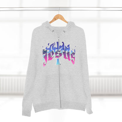 Vibrant Jesus zip hoodie
