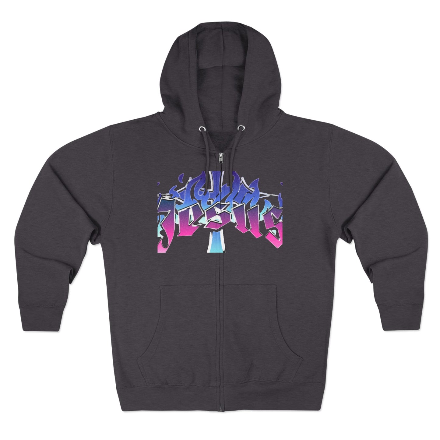 Vibrant Jesus zip hoodie