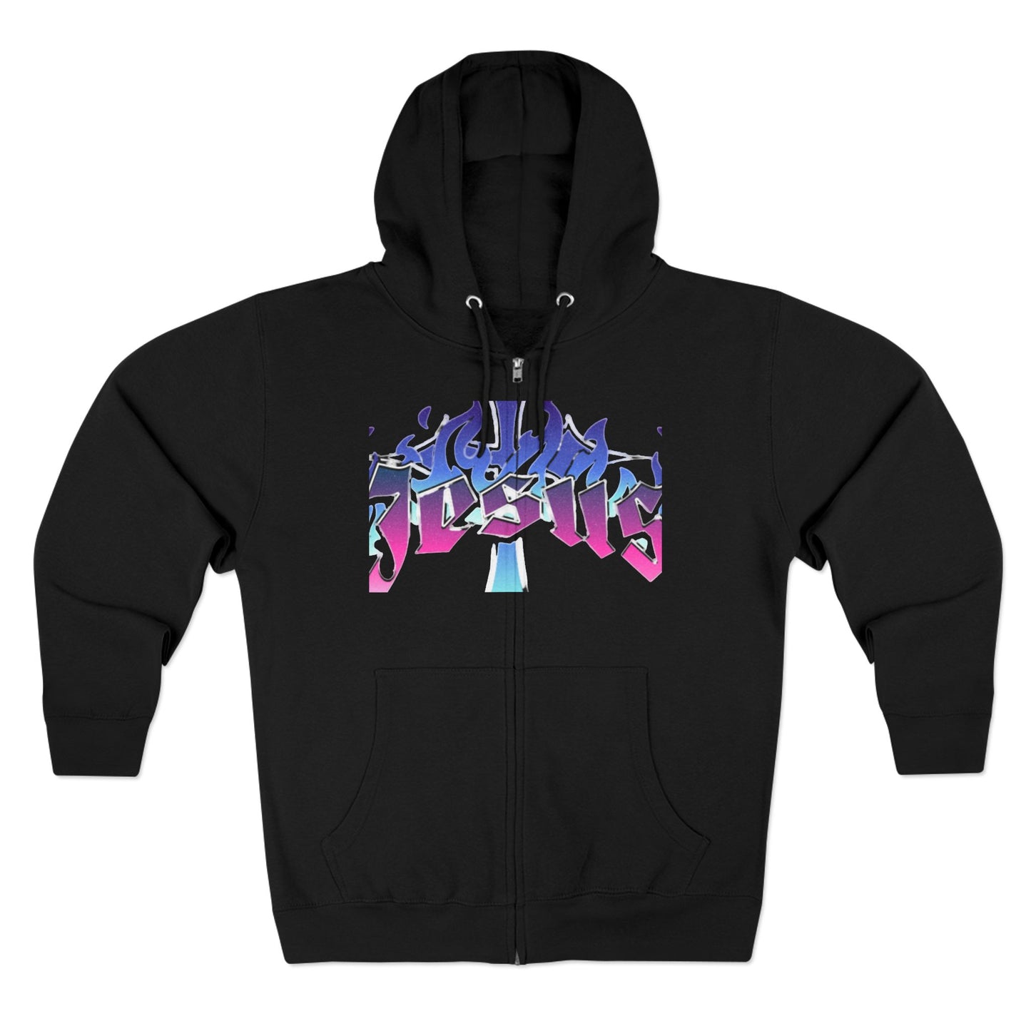 Vibrant Jesus zip hoodie