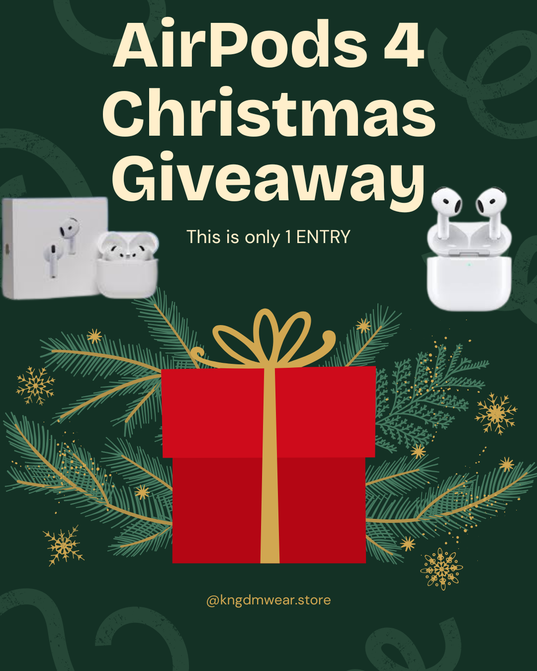 AirPods 4 Active Noise Cancellation Christmas Giveaway